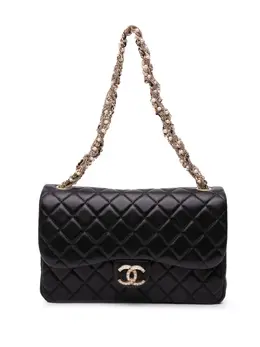 CHANEL Pre-Owned: Чёрная сумка 