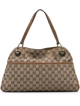 Gucci Pre-Owned: Коричневая сумка-шоппер 