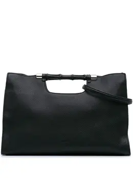 Gucci Pre-Owned: Чёрная сумка-шоппер 