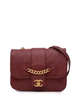 CHANEL Pre-Owned: Красная сумка через плечо 