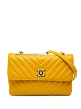 CHANEL Pre-Owned: Жёлтая сумка 