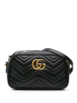Gucci Pre-Owned: Чёрная сумка через плечо 