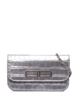 Balenciaga Pre-Owned: Серебристый кошелёк 
