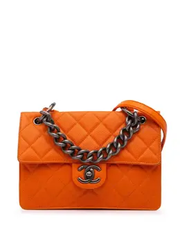 CHANEL Pre-Owned: Оранжевая сумка 