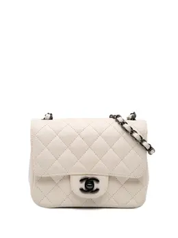 CHANEL Pre-Owned: Белая сумка через плечо 