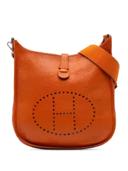 Hermès Pre-Owned: Оранжевая сумка через плечо 