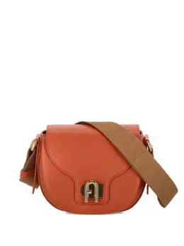 Furla: Оранжевая сумка через плечо 