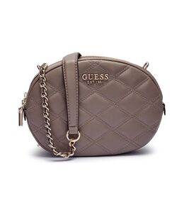 GUESS: Бежевая сумка 