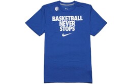 Nike: Голубая футболка 