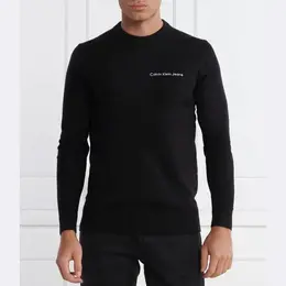 Calvin Klein: Чёрный свитер 