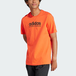 Adidas: Оранжевая футболка 