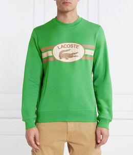 Lacoste: Зелёная толстовка 