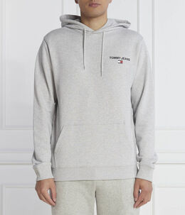 Tommy Jeans: Серая толстовка 