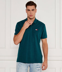 Tommy Jeans: Синее поло 