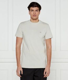 Calvin Klein Jeans: Бежевая футболка 