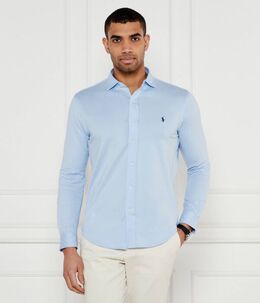 Polo Ralph Lauren: Голубая рубашка 