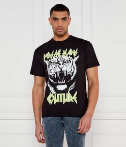 Versace Jeans Couture: Чёрная футболка 