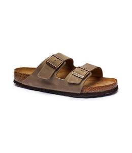 Birkenstock: Бежевые сандалии 
