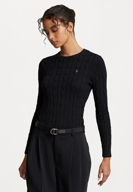 Polo Ralph Lauren: Чёрный свитер 