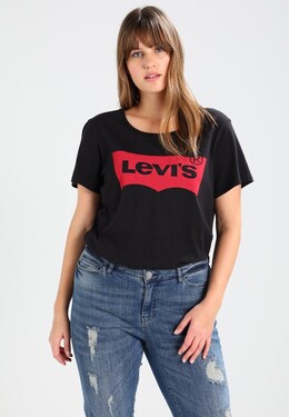 Levi's: Чёрная футболка 