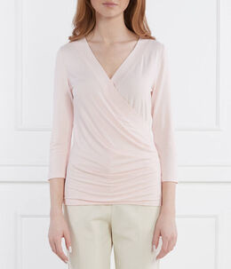 Lauren Ralph Lauren: Розовая блуза 