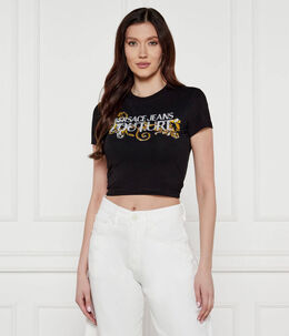 Versace Jeans Couture: Короткая футболка 