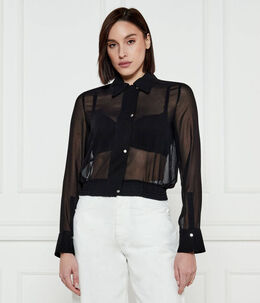 Pinko: Прозрачная рубашка 
