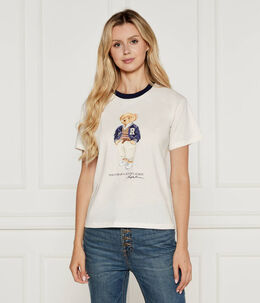 Polo Ralph Lauren: Бежевая футболка 
