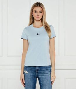 Calvin Klein Jeans: Голубая футболка 