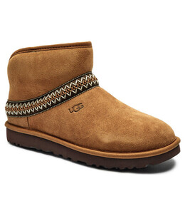 UGG: Коричневые ботинки 