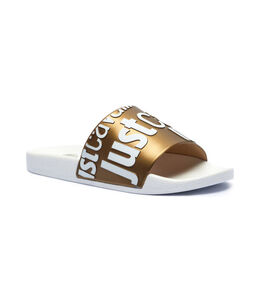 Just Cavalli: Белые шлёпанцы 