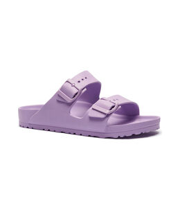 Birkenstock: Фиолетовые сандалии 