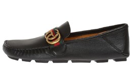 Gucci: Чёрные мокасины 