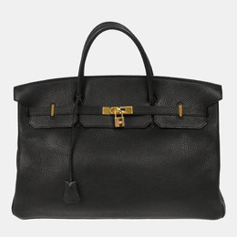 Hermes: Чёрная сумка  Birkin 45