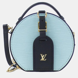 Louis Vuitton: Голубая сумка  Épi