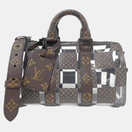 Louis Vuitton: Коричневая сумка  Keepall