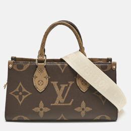 Louis Vuitton: Коричневая сумка 