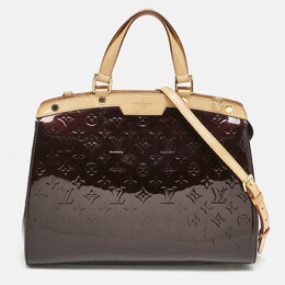 Louis Vuitton: Бордовая сумка 