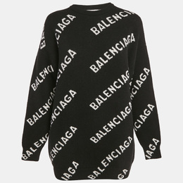 Balenciaga: Чёрный свитер  Crew
