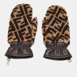 Fendi: Перчатки  FF