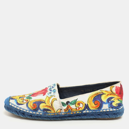Dolce & Gabbana: Многоцветные мокасины  Majolica
