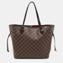 Louis Vuitton: Коричневая сумка  Neverfull MM