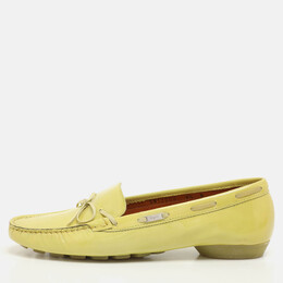 Salvatore Ferragamo: Зелёные лоферы 