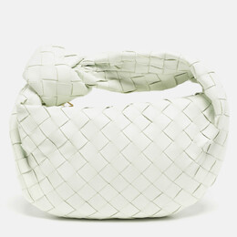 Bottega Veneta: Зелёная сумка  Intrecciato