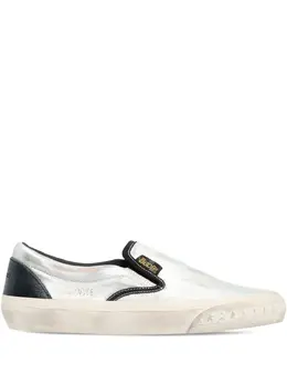 Golden Goose: Серебристые кроссовки 