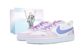 Nike: Фиолетовые кроссовки  Court