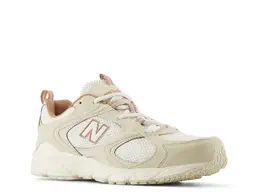 New Balance: Белые кроссовки 