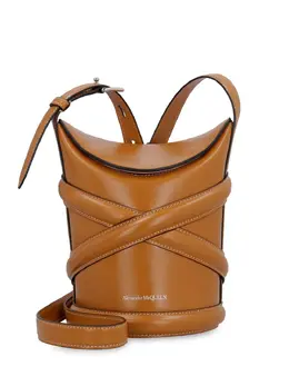 Alexander McQueen: Коричневая сумка  The Curve