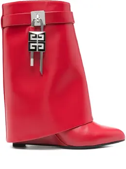 Givenchy: Красные ботинки  Lock