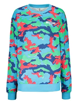 Moschino: Хлопковый свитшот 